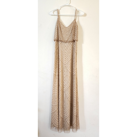 Adrianna Papell Beaded Embellished Maxi Dress - Picture 7 of 10